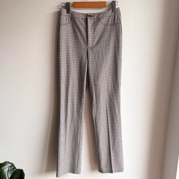 NWOT Sunday Best Freshman Check Slim Leg Pants - Size 4 - Picture 2 of 13